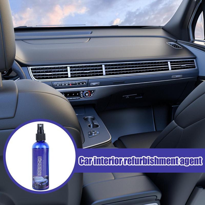 Car Leather Restorer Leather Restorer Car Restorer 120ml Refurbish Solution Car Detailing Black Trim Restorer Trim Coating
