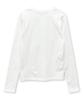 Damiswi Vintage Cross Asymmetric Button Long Sleeve_Ivory