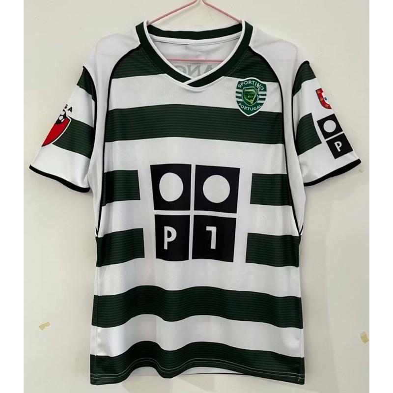 Portugal retro jersey Sporting Lisbon No. 7 Cristiano Ronaldo national team club commemorative football uniform top S