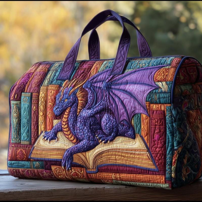 Dragon Series Small Carry-on Quilted Travel Bag Multi-functional Gym Men Women