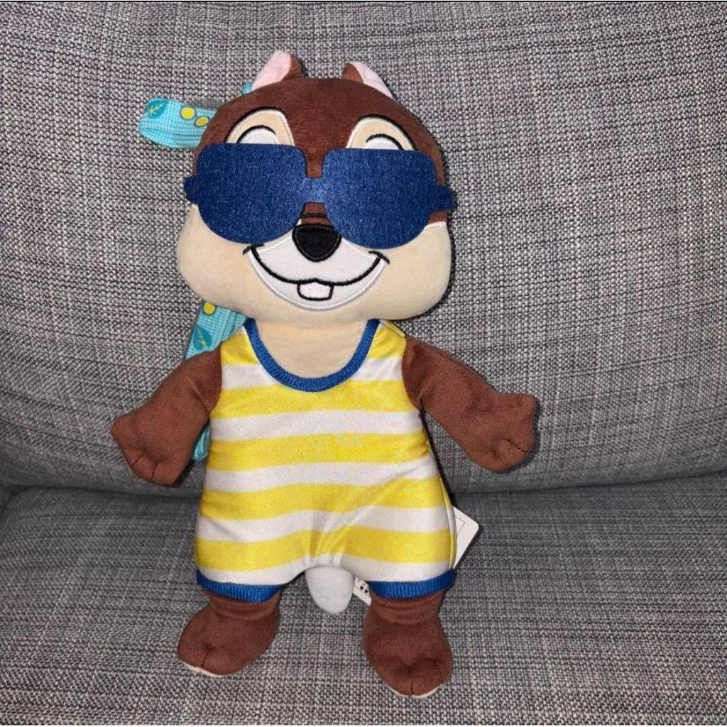Used Disney Resort Swiss Summer Chip Dale Plush Shoulder Pouch