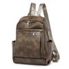 Travel Backpack for Women Large Capacity Retro Women's Soft Leather Backpack