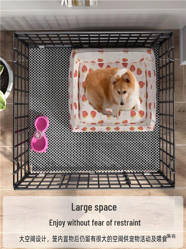Luxury Villa Dog House with Toilet for Small To Medium Dogs and Cats