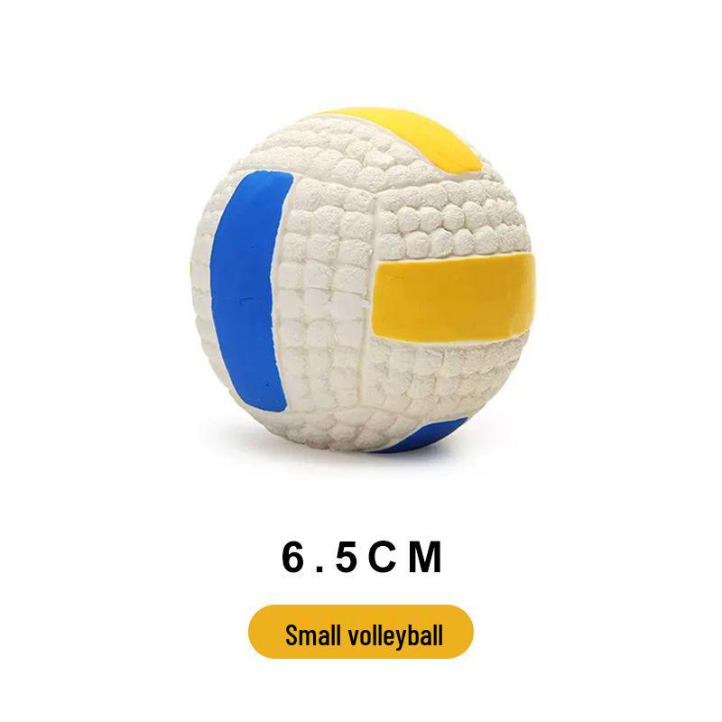 Squeaky Latex Rugby Football Dog Toy - Durable Chew & Stress Relief