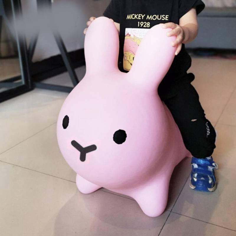 High-quality Pvc Inflatable Hopping Horse For Kids Cute Bouncy Rabbit Toy