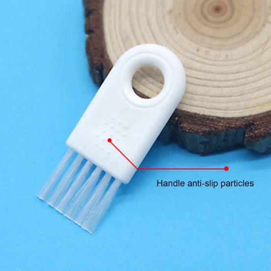 Cleaning Brush Mini Fine Workmanship Plastic Simple Portable Computer Keyboard Earphones Groove Dust Removing Cleaning Tool for Daily Use