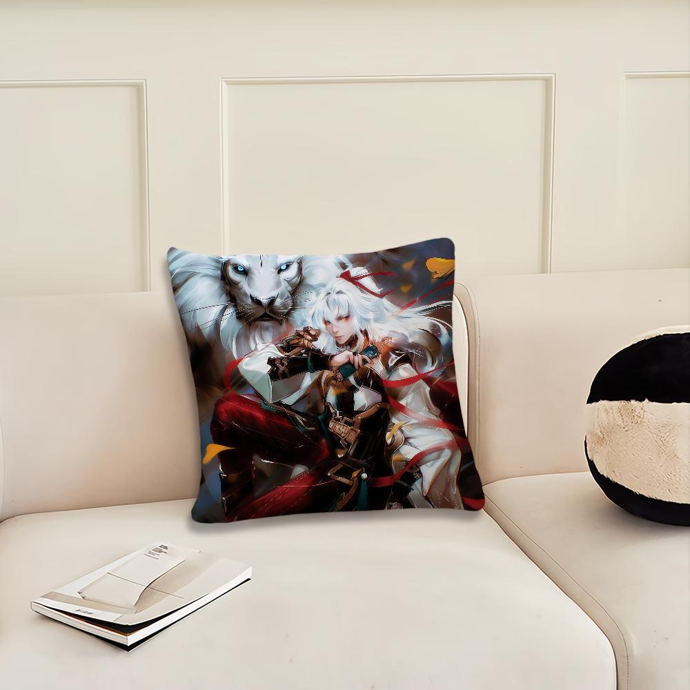 Game Honkai Star Rail a cushion cover Pillow Cover Decoration Room Home Sofa living Office Car Nordic Simplicity