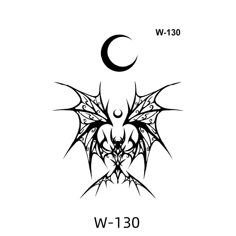 High-End Herbal Non-Reflective Water-Free Tattoo Stickers with Small Patterns