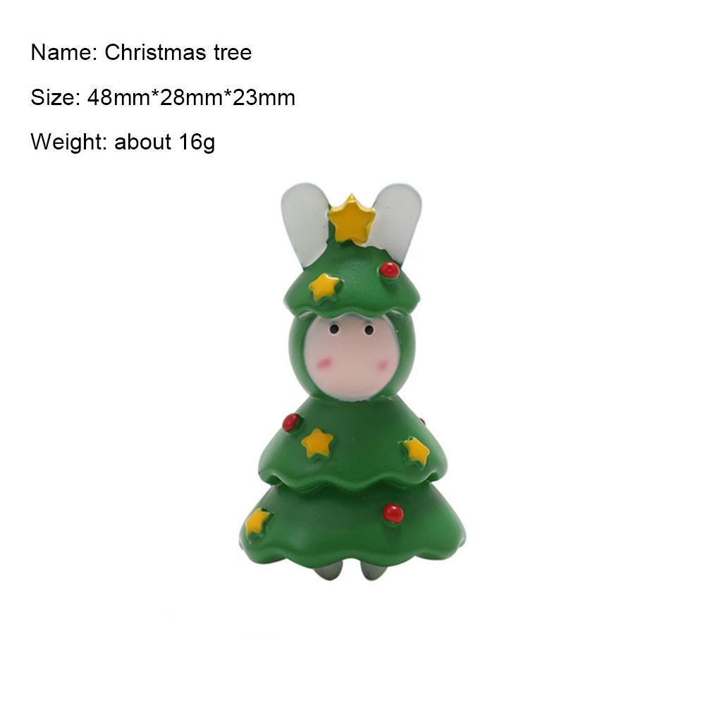 Creative Fridge Sticker Santa Claus Memo Message Design Christmas Gift Resin Household Goods Desktop Kitchen Decoration 3D