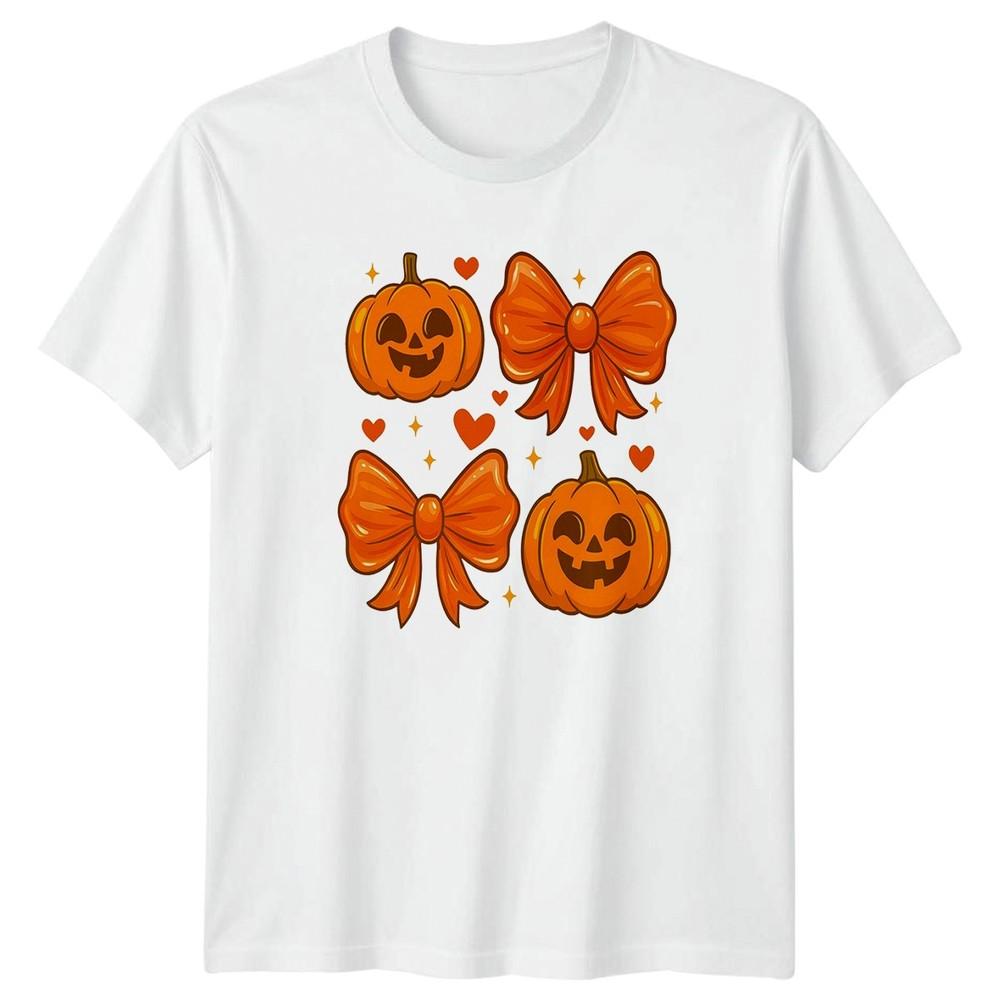 Howdy Halloween Pumpkin Bow TShirt Fall Gift For Him And Her S