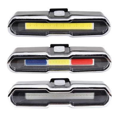 Luz de bicicleta recargable por USB, faro LED de 500mAh, linterna frontal para bicicleta, linterna, accesorios para ciclismo