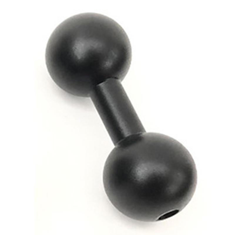 Upgrades double  25.4mm Ball Adapter Aluminum AUniversal Mounting Connector 360 Degree Rotation for Motorbike Bike Bracket