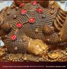 Golden Seven-Star Toad Figurine: Wealth Attraction Decor for Office or Housewarming Gift