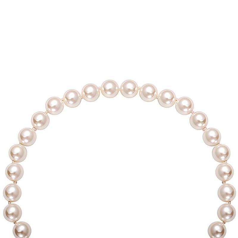 Vivienne Westwood 24 Year of the Dragon Limited Edition Saturn Shape Pearl Necklace Women's Gold 6301012O-02R125-CN