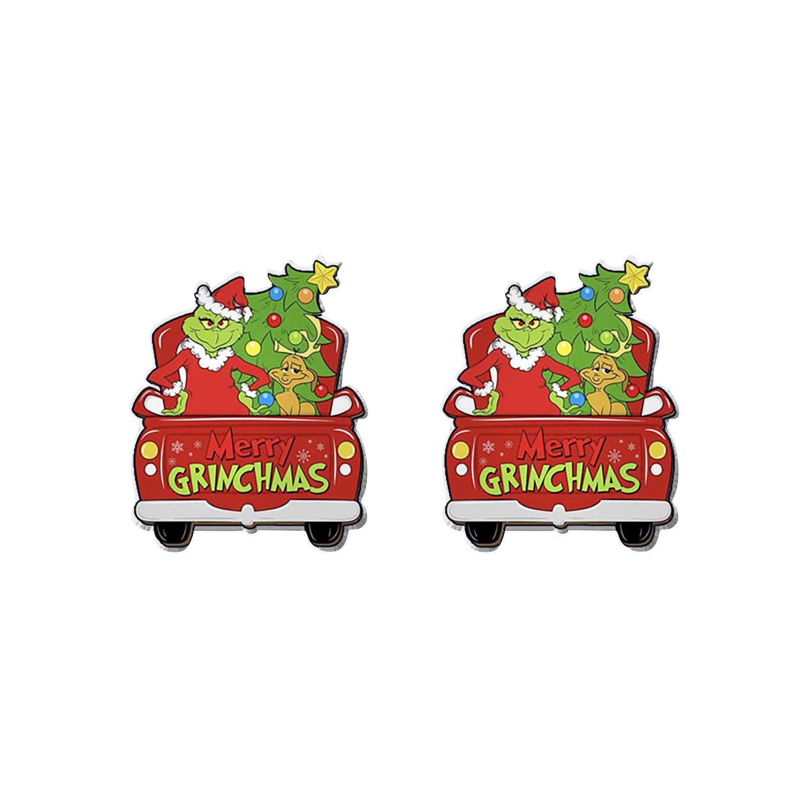 

Festive Christmas Enamel Pins Set of 2, Holiday Lapel Pins for Jackets, Bags, and Hats One Size
