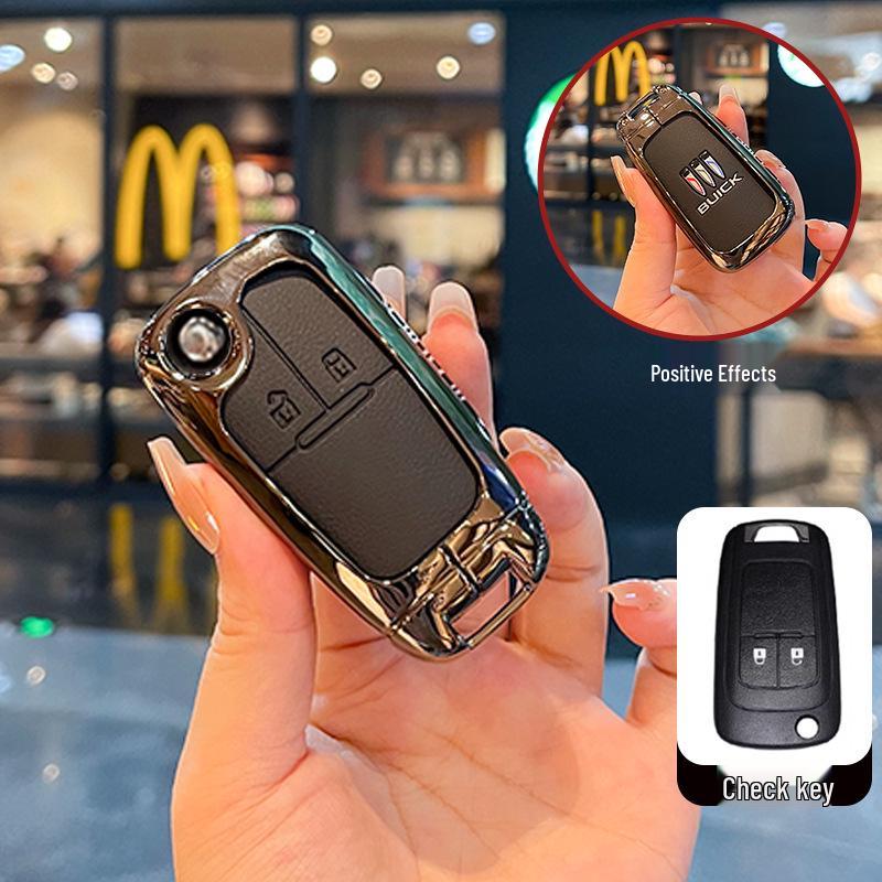 Folding Metal Key Case for Buick Excelle, Yue Lang 10-20 models