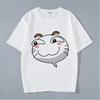 Naruto Mobile Game Duel Arena Emotes, Taunting Head-Patting Anime Couple T-Shirts, Summer Base Layers