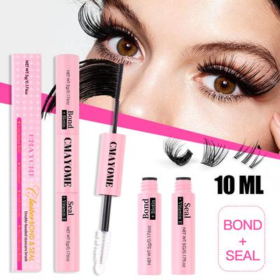 Falscher Wimpernkleber Doppelkopf DIY Segmentierter Falscher Wimpernkleber Selbstverpflanzung Schnelltrocknender Wimpernkleber