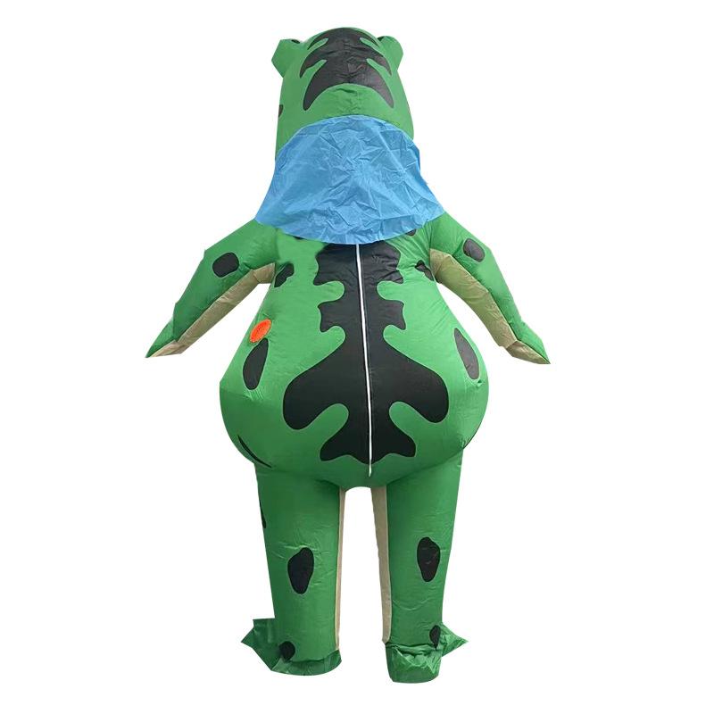Internet Celebrity Frog Doll Costume Toad Hood Clothes Toad Essence Mascot Stall Selling Frog Inflatable Clothes