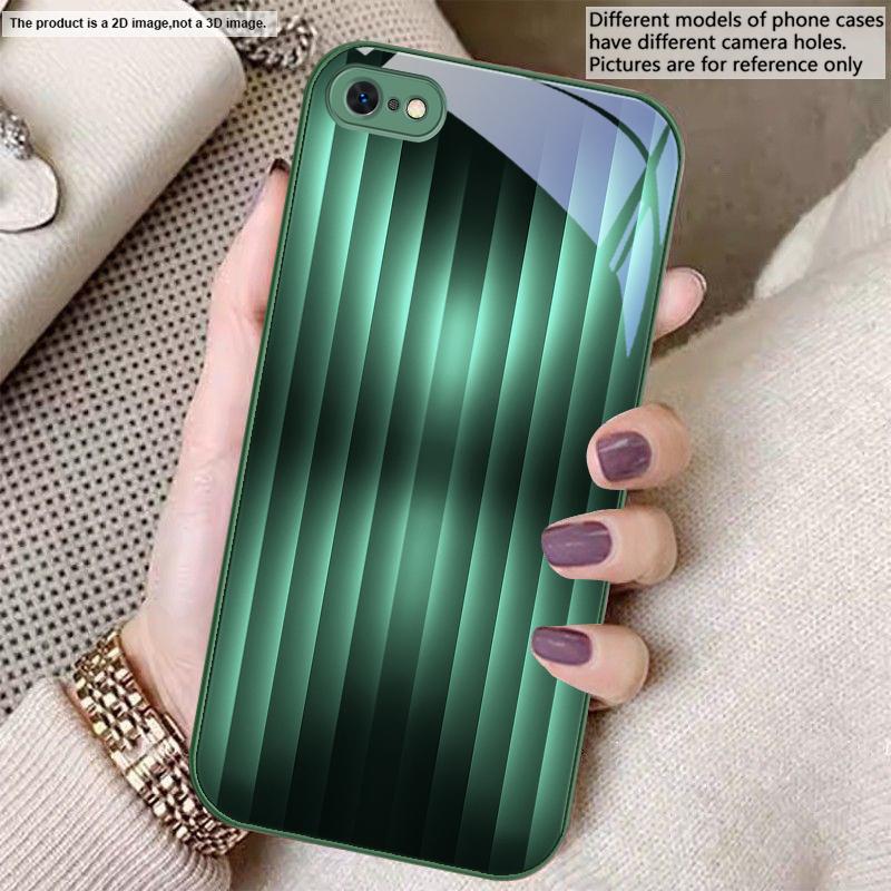 Brown delicate gradient For iPhone 17 Air 16 E 15 14 13 Plus 12 mini 17 Pro Max 11Pro XR Xs X 7 8 11 Tempered Glass Phone Case