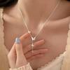 High-End Minimalist Butterfly Tassel Necklace - Versatile Fashion Jewelry