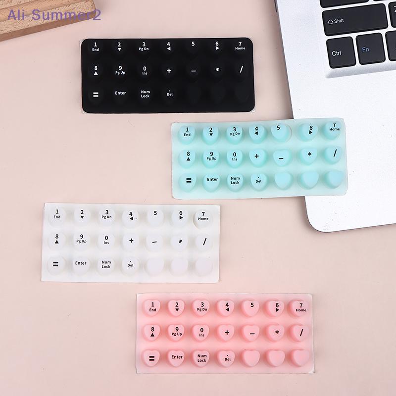 {Summer2} 70/21pcs Raised Adhesive Keyboard Stickers For Long Nail Art Keyboard Bubbles Self-for Long Nails Silicone Typing