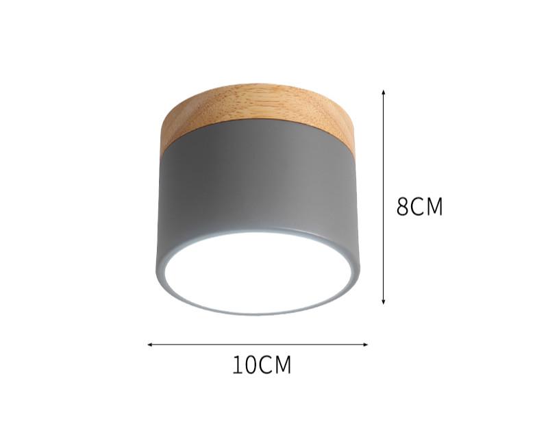 Nordic Iron Wood Ceiling Lights Modern Led Ceiling Lamp For Living Room Bedroom Luminaire Porch Aisle Lighting Fixtures  ZM1111