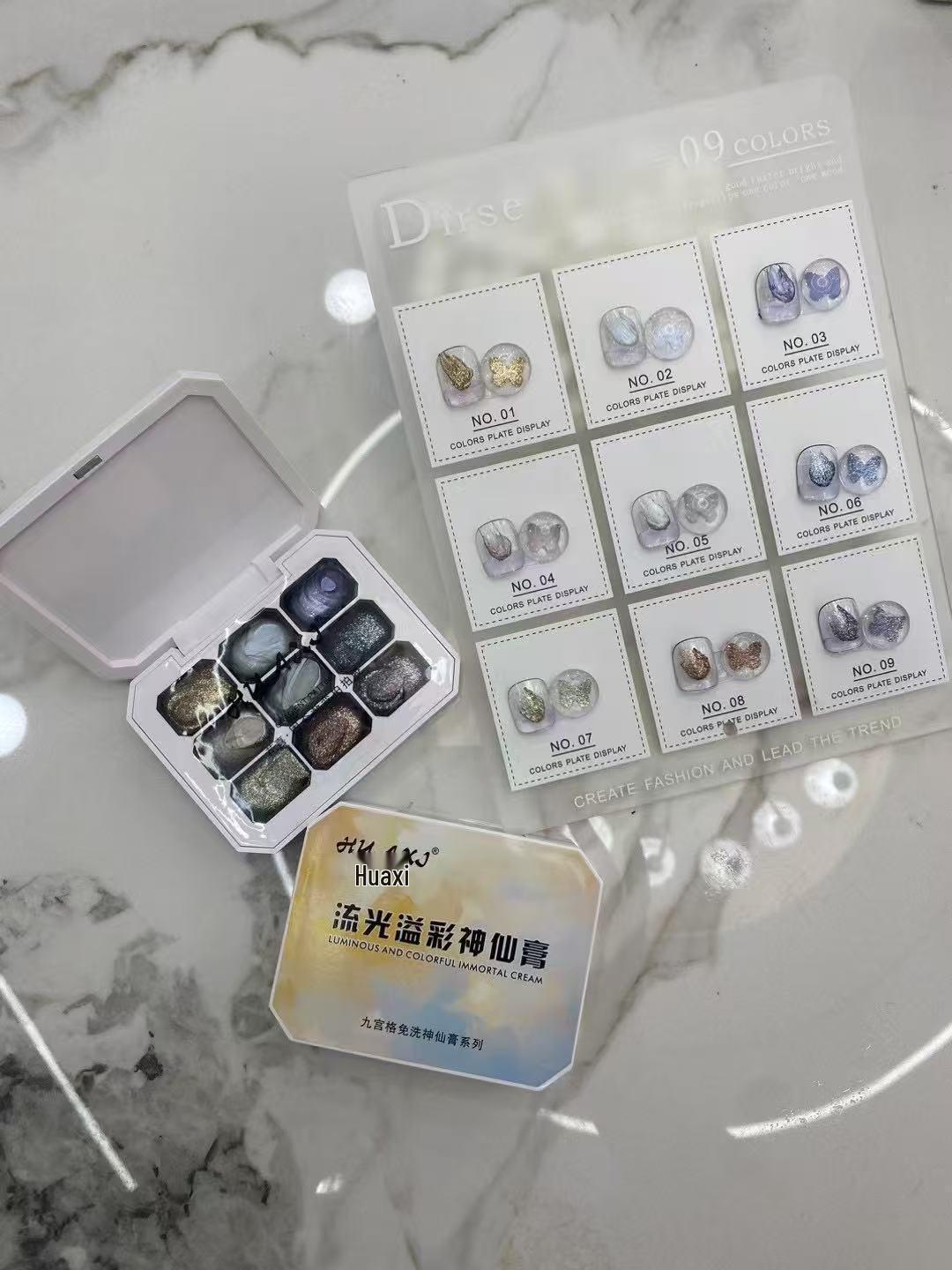 

Новый гель Pat Pat: Нейл-арт Девять Сетки Однотонная Роспись Румяна 2024 - Насыщенный Растушеванный Градиент, Не Требуется Смывать