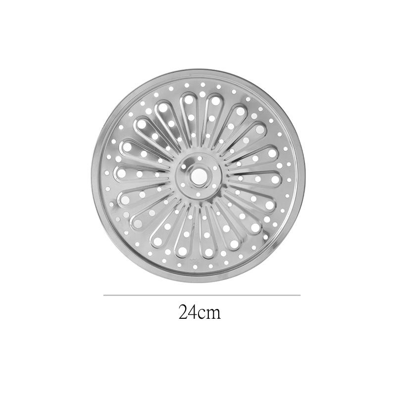 Multi-Size 304 Stainless Steel Home Steamer Round Steamed Grid  Kitchen Bread Buns Dumplings Steaming Rack Cooking Utensils