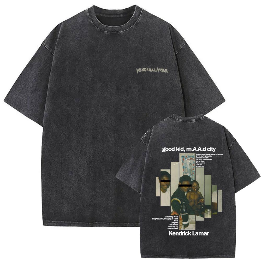 Rapper Kendrick Lamar Großes Gesicht Grafik T-Shirt Nicht Wie Wir Mr. Morale The Big Steppers T-Shirts Herren Hip Hop Übergroßes T-Shirt