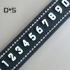 1 Set Slots Design Parking Number Plate Rhinestone Excellent Car Styling Phone Number Card Plate