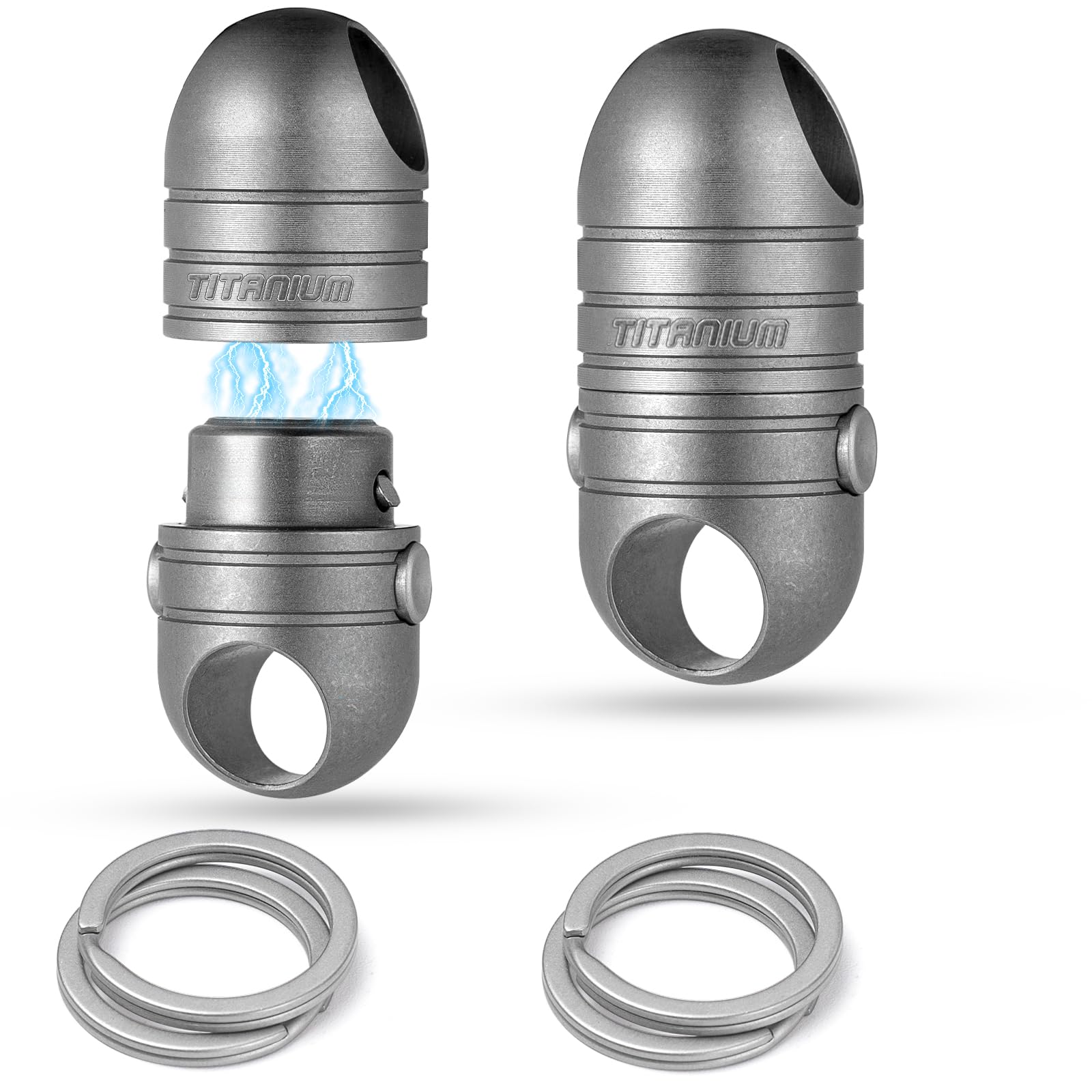 

TISUR Magnetic Release Keychain with Double Side Locking 20kg Weight Separate Quick Car Rotation Buttons, Function, Capacity, Type, Release, Keychain,