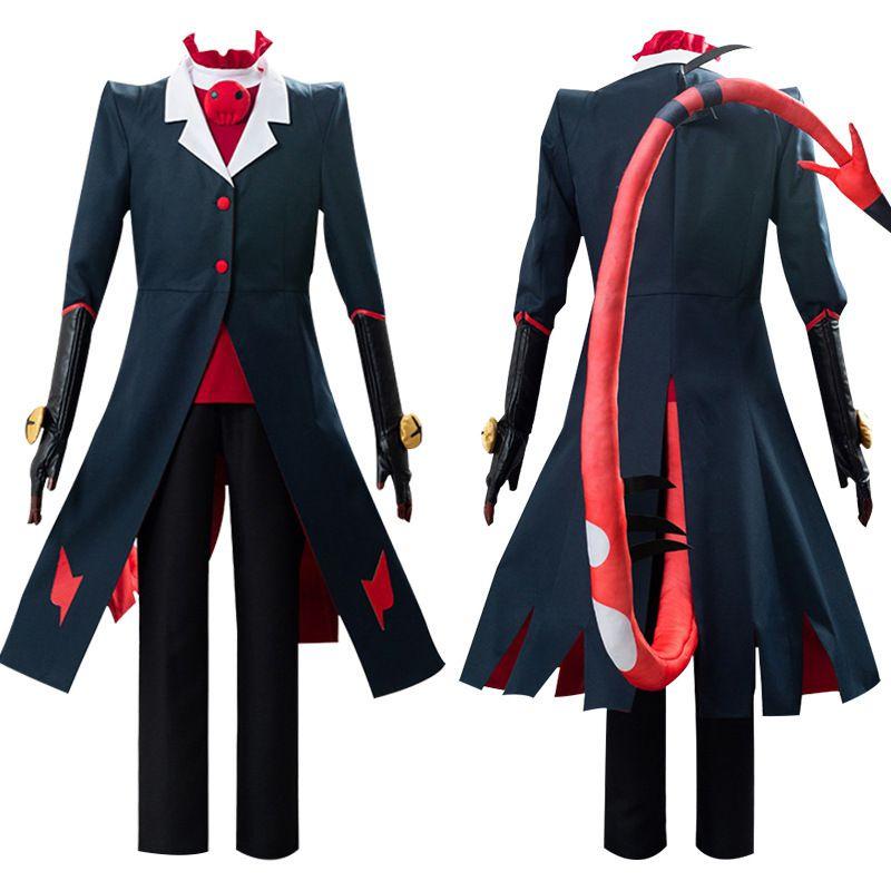 Cosplay Hotel Blitzo Costume Jacket Outfits With Tie Glove And