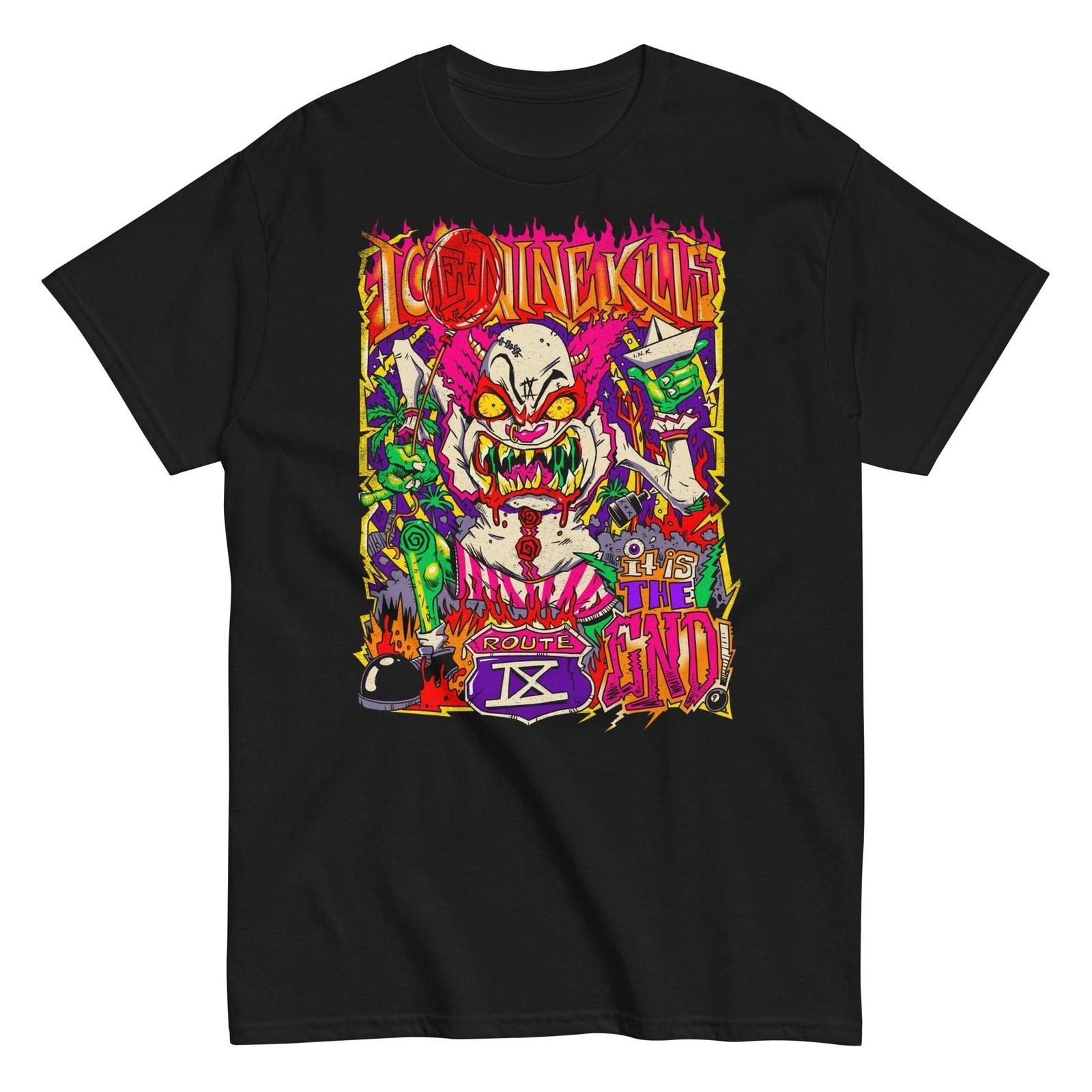 MerchMoment Ice Nine Kills Clowns Kill T-Shirt T-Shirt Black New S