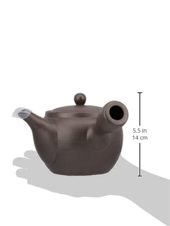 Tokoname Ware Crystal Black Extra Large F497 Teapot, 900ml,