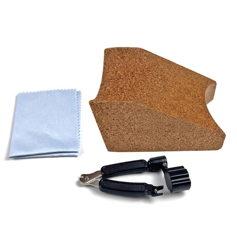 Natural Cork Guitar Neck Support Pillow Guitar Maintenance Neck Support Pillow Stand Guitar Neck Rest Cradles Enduring