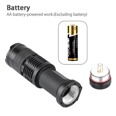 LED Ultra Violet UV 365 nm Sortlys Lommelygte Inspektion Lampe Fackel