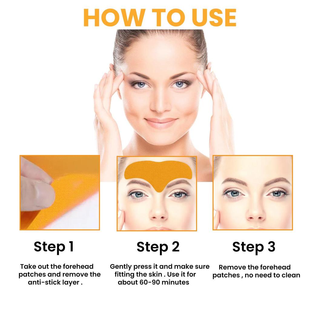EELHOE Forehead Wrinkle Patches – Lifts, Lightens, and Smooths Out Forehead Wrinkles on Face Skin