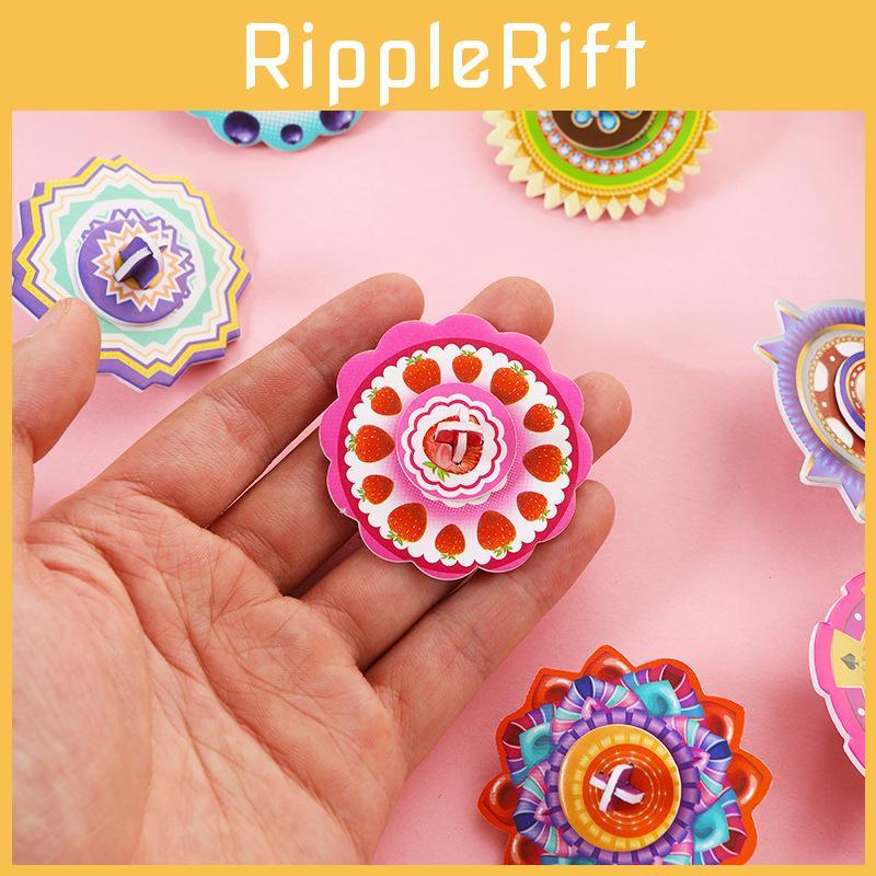 Diy Childrens 3d Puzzle Paper Gyroscope Art Craft Gift For Kids And School Rewards