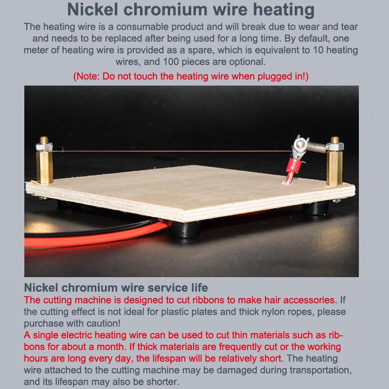 Thermal Cutting Machine Handmade Hair Accessories Ribbon Webbing Cutting Machine Cotton Ribbon Trimming Tool