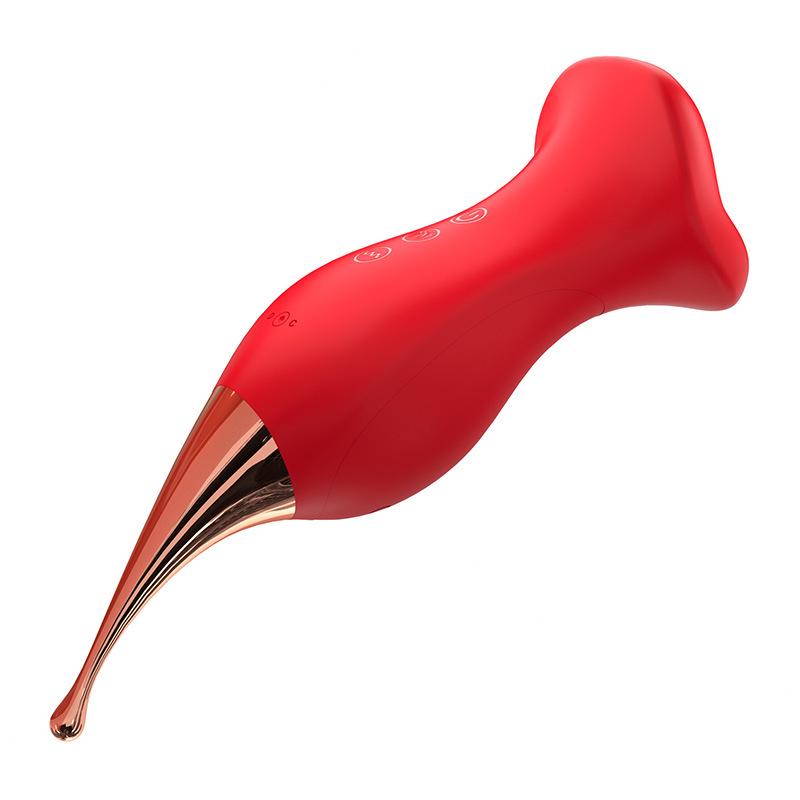 International Adult Erotic Female Massager Vibrator with Sucking and Licking Functions