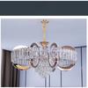 Crystal Pendant Light, High-end and Atmospheric Villa Living Room Dining Room Pendant Light Hall Main Light