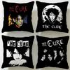 Classic Band The Cure Cushion Cover Soft  EasyWash Pillow Case  Versatile for Couch Bed Travel and Office