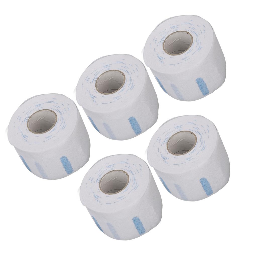 5 Rollen Einweg-Friseurpapier, sauber, weich, hautfreundlich, Haarschneidepapier für den Salon