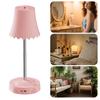 Rechargeable Desk Lamp Adjustable Height Gesture Sensor RGB Smart Light Battery Powered Table Lamp For Bedroom Restaurant Shower