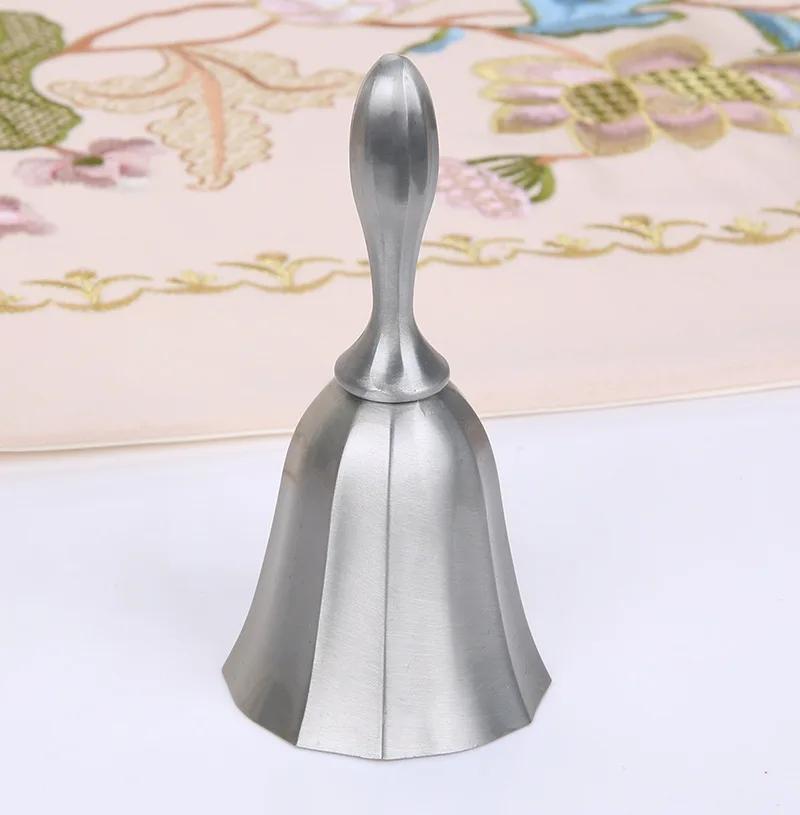 Large Vintage Metal Hand Bell School Dinner Shop Tea Bell Metal Pendant Craft Decoration Wedding Church Decoration Alarm Clock