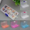 10 Grids Storage Box Container Jewelry Bead Case Organizer Boxes Case Compartments Plastic Transparent Detachable Organizadores