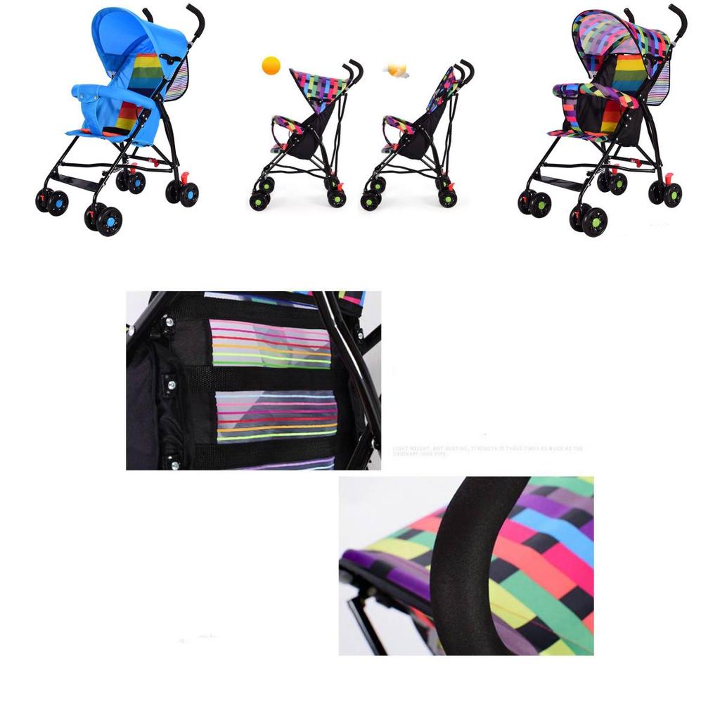 Зручний складаний дитячий візок Легкий парасолька-візочок Для немовлят