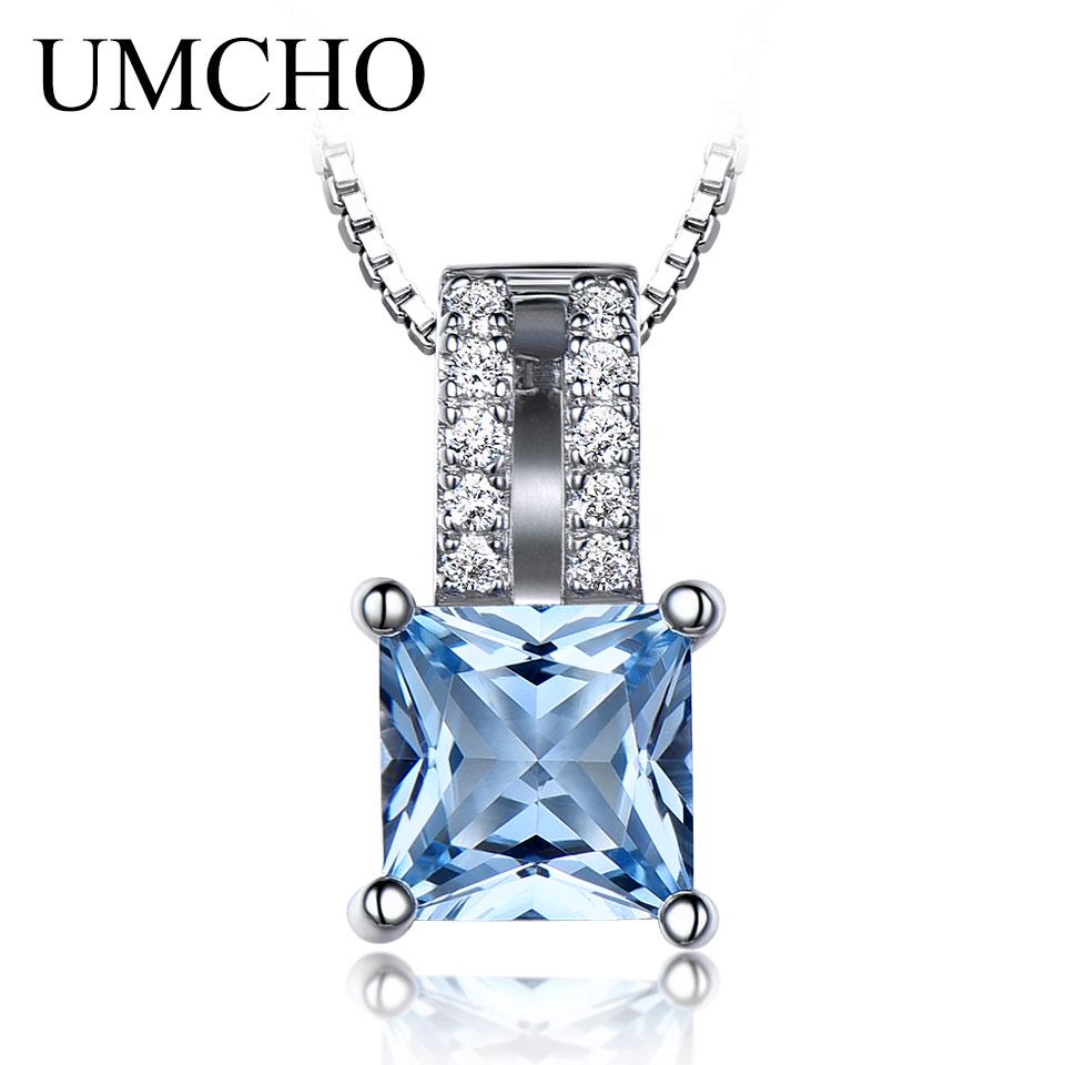 Umcho Zielona zawieszka ślubna ze szmaragdem w szlifie Princess