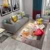 Romantic Love Pattern Carpet Living Room Carpet Bedroom Bathroom Decorative Mat Corridor Door Mat Non-slip Entrance Mat Gifts